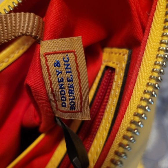 Dooney & Bourke Saffiano Alyssa Large Crossbody Shoulder Bag --Dandelion - Picture 16 of 16